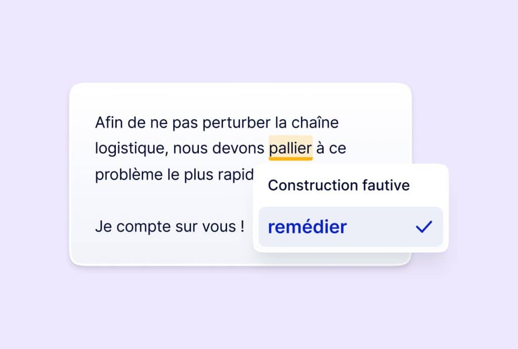 Les Fonctionnalités De Nos Moteurs De Correction • MerciApp